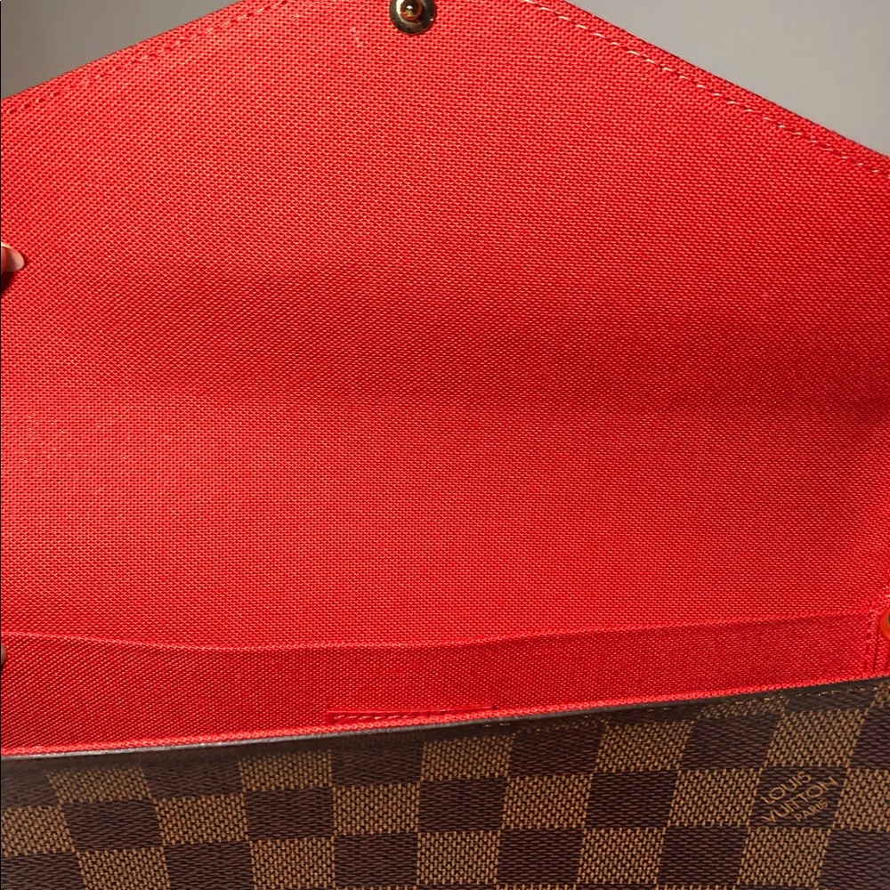LV Louis Vuitton Felicie Pochette Damier Ebene - Picture 8 of 9
